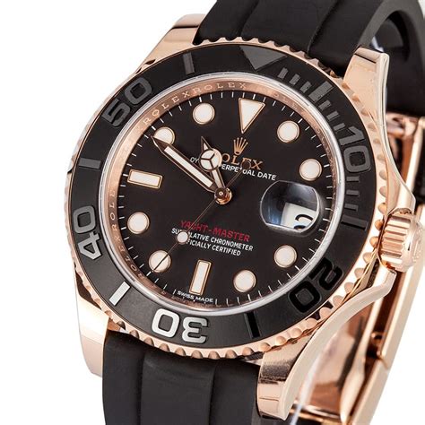 rolex yacht master ii strap|rose gold yachtmaster rubber strap.